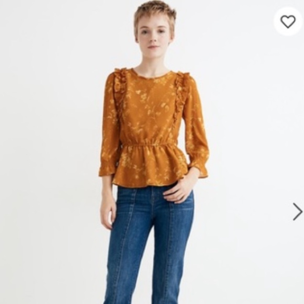 Madewell top.Size Large